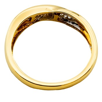 18ct Gold Diamond 0.25cts Half Eternity Ring size N